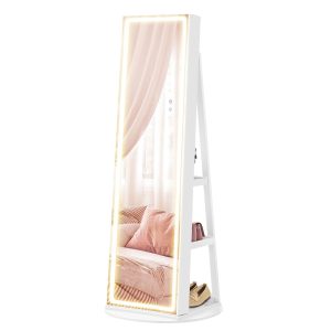 💝 Specials of the week💝360° rotating full-length mirrored cabinets with tri-color LED lights to illuminate every treasure💄💍💎 - Image 10