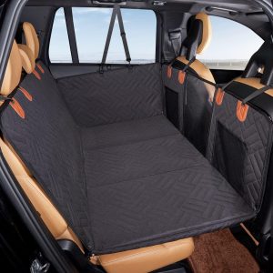 Back Seat Extender ,Dog Car Seat Cover, Camping Air Mattress, Hammock Travel Bed,Non Inflatable Car Bed Mattress for Car SUV Truck (Black) - Image 9