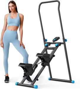 Stair Stepper with Handlebar, LED Display, 300LBS Capacity, Climber Exercise Machine for Workouts, Home Fitness Equipment for Women&Men - Image 2