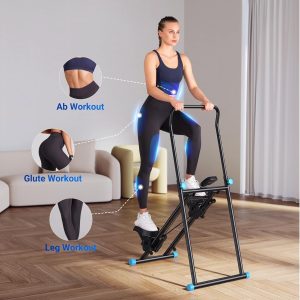 Stair Stepper with Handlebar, LED Display, 300LBS Capacity, Climber Exercise Machine for Workouts, Home Fitness Equipment for Women&Men - Image 9