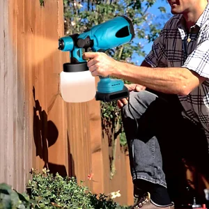 High-pressure Cordless Paint Sprayer with 2 Batteries - Image 2