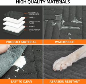 Back Seat Extender ,Dog Car Seat Cover, Camping Air Mattress, Hammock Travel Bed,Non Inflatable Car Bed Mattress for Car SUV Truck (Black) - Image 6
