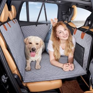 Back Seat Extender ,Dog Car Seat Cover, Camping Air Mattress, Hammock Travel Bed,Non Inflatable Car Bed Mattress for Car SUV Truck (Black) - Image 3