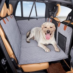 Back Seat Extender ,Dog Car Seat Cover, Camping Air Mattress, Hammock Travel Bed,Non Inflatable Car Bed Mattress for Car SUV Truck (Black) - Image 12