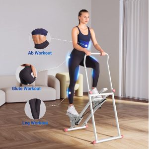 Stair Stepper with Handlebar, LED Display, 300LBS Capacity, Climber Exercise Machine for Workouts, Home Fitness Equipment for Women&Men - Image 3